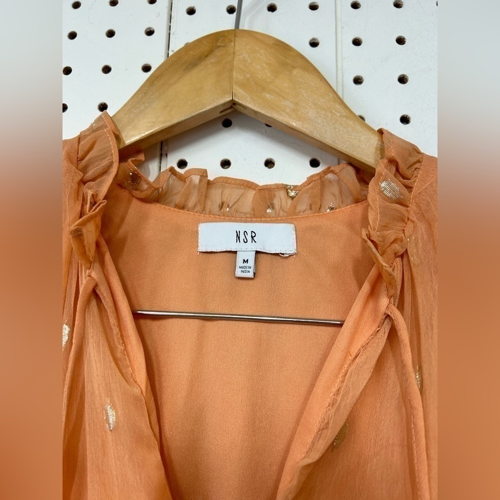 NRS Orange Ruffle Mini Dress - Picture 5 of 6